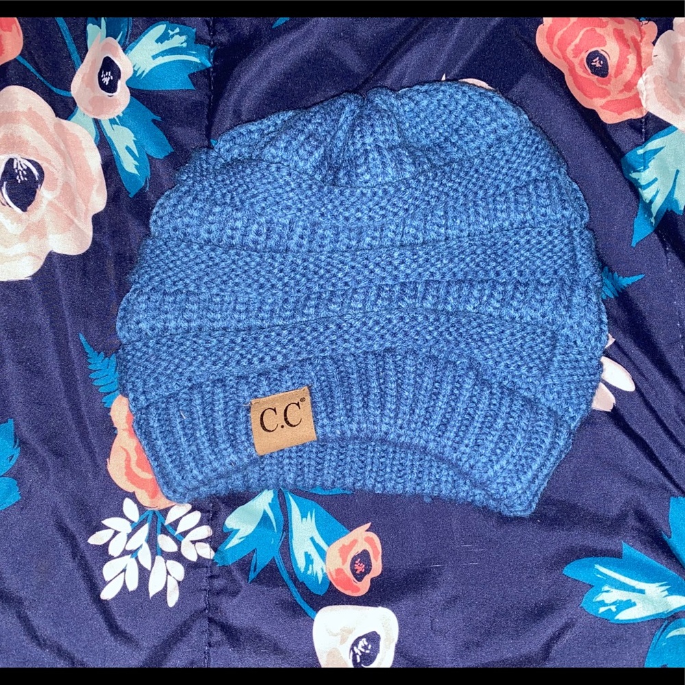 “Classic C.C Beanie Hat” (Blue)